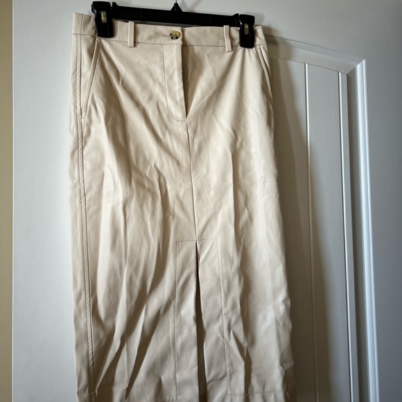 Jcrew faux leather pencil skirt size 2 - Picture 3 of 3